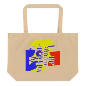 Large organic tote bag
